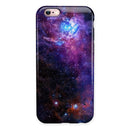 Glowing Deep Space iPhone 6/6s or 6/6s Plus 2-Piece Hybrid INK-Fuzed Case