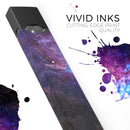 Glowing Deep Space - Premium Decal Protective Skin-Wrap Sticker compatible with the Juul Labs vaping device