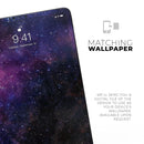 Glowing Deep Space - Full Body Skin Decal for the Apple iPad Pro 12.9", 11", 10.5", 9.7", Air or Mini (All Models Available)