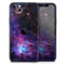 Glowing Deep Space - Skin-Kit compatible with the Apple iPhone 13, 13 Pro Max, 13 Mini, 13 Pro, iPhone 12, iPhone 11 (All iPhones Available)
