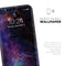 Glowing Deep Space - Skin-Kit compatible with the Apple iPhone 13, 13 Pro Max, 13 Mini, 13 Pro, iPhone 12, iPhone 11 (All iPhones Available)