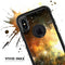 Glowing Gold & Black Nebula - Skin Kit for the iPhone OtterBox Cases