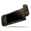 Glowing Gold Universe // Skin Decal Wrap Kit for Nintendo Switch Console & Dock, Joy-Cons, Pro Controller, Lite, 3DS XL, 2DS XL, DSi, or Wii - Vinyl Skin Wrap for Nintendo Switch 2, OLED, Lite, Pro Controller, Wii & Classic Handhelds