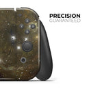 Glowing Gold Universe // Skin Decal Wrap Kit for Nintendo Switch Console & Dock, Joy-Cons, Pro Controller, Lite, 3DS XL, 2DS XL, DSi, or Wii - Vinyl Skin Wrap for Nintendo Switch 2, OLED, Lite, Pro Controller, Wii & Classic Handhelds