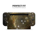 Glowing Gold Universe // Skin Decal Wrap Kit for Nintendo Switch Console & Dock, Joy-Cons, Pro Controller, Lite, 3DS XL, 2DS XL, DSi, or Wii - Vinyl Skin Wrap for Nintendo Switch 2, OLED, Lite, Pro Controller, Wii & Classic Handhelds