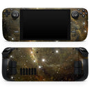 Glowing Gold Universe // Vinyl Skin Wrap for Steam Deck OLED & Steam Deck (LCD) — Soft Matte or Ultra Gloss