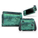 Glowing Green Orbs of Light // Skin Decal Wrap Kit for Nintendo Switch Console & Dock, Joy-Cons, Pro Controller, Lite, 3DS XL, 2DS XL, DSi, or Wii - Vinyl Skin Wrap for Nintendo Switch 2, OLED, Lite, Pro Controller, Wii & Classic Handhelds
