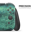 Glowing Green Orbs of Light // Skin Decal Wrap Kit for Nintendo Switch Console & Dock, Joy-Cons, Pro Controller, Lite, 3DS XL, 2DS XL, DSi, or Wii - Vinyl Skin Wrap for Nintendo Switch 2, OLED, Lite, Pro Controller, Wii & Classic Handhelds