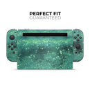 Glowing Green Orbs of Light // Skin Decal Wrap Kit for Nintendo Switch Console & Dock, Joy-Cons, Pro Controller, Lite, 3DS XL, 2DS XL, DSi, or Wii - Vinyl Skin Wrap for Nintendo Switch 2, OLED, Lite, Pro Controller, Wii & Classic Handhelds