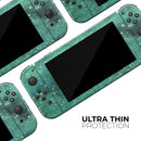 Glowing Green Orbs of Light // Skin Decal Wrap Kit for Nintendo Switch Console & Dock, Joy-Cons, Pro Controller, Lite, 3DS XL, 2DS XL, DSi, or Wii - Vinyl Skin Wrap for Nintendo Switch 2, OLED, Lite, Pro Controller, Wii & Classic Handhelds
