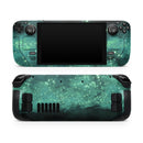 Glowing Green Orbs of Light // Full Body Skin Decal Wrap Kit for the Steam Deck handheld gaming computer