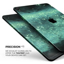 Glowing Green Orbs of Light - Full Body Skin Decal for the Apple iPad Pro 12.9", 11", 10.5", 9.7", Air or Mini (All Models Available)
