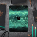 Glowing Green Orbs of Light - Full Body Skin Decal for the Apple iPad Pro 12.9", 11", 10.5", 9.7", Air or Mini (All Models Available)
