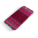 Glowing_Green_Pink_Ethnic_Aztec_Pattern_-_iPhone_6s_-_Gold_-_Clear_Rubber_-_Hybrid_Case_-_Shopify_-_V6.jpg