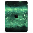 Glowing Green V2 Orbs of Light - Full Body Skin Decal for the Apple iPad Pro 12.9", 11", 10.5", 9.7", Air or Mini (All Models Available)