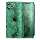 Glowing Green V2 Orbs of Light  - Protective Skin Wrap & Decal – Compatible with iPhone SE to iPhone 17 Pro Max (All Models)