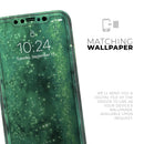 Glowing Green V2 Orbs of Light  - Protective Skin Wrap & Decal – Compatible with iPhone SE to iPhone 17 Pro Max (All Models)