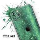 Glowing Green V2 Orbs of Light  - Protective Skin Wrap & Decal – Compatible with iPhone SE to iPhone 17 Pro Max (All Models)