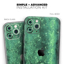 Glowing Green V2 Orbs of Light  - Protective Skin Wrap & Decal – Compatible with iPhone SE to iPhone 17 Pro Max (All Models)