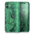 Glowing Green V2 Orbs of Light  - Protective Skin Wrap & Decal – Compatible with iPhone SE to iPhone 17 Pro Max (All Models)
