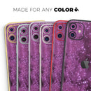 Glowing Hot Pink V2 Orbs of Light  - Protective Skin Wrap & Decal – Compatible with iPhone SE to iPhone 17 Pro Max (All Models)