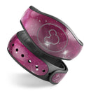 Glowing Pink Nebula - Decal Skin Wrap Kit for the Disney Magic Band