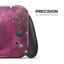 Glowing Pink Nebula // Skin Decal Wrap Kit for Nintendo Switch Console & Dock, Joy-Cons, Pro Controller, Lite, 3DS XL, 2DS XL, DSi, or Wii - Vinyl Skin Wrap for Nintendo Switch 2, OLED, Lite, Pro Controller, Wii & Classic Handhelds