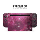 Glowing Pink Nebula // Skin Decal Wrap Kit for Nintendo Switch Console & Dock, Joy-Cons, Pro Controller, Lite, 3DS XL, 2DS XL, DSi, or Wii - Vinyl Skin Wrap for Nintendo Switch 2, OLED, Lite, Pro Controller, Wii & Classic Handhelds