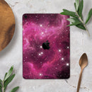 Glowing Pink Nebula - Full Body Skin Decal for the Apple iPad Pro 12.9", 11", 10.5", 9.7", Air or Mini (All Models Available)