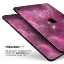 Glowing Pink Nebula - Full Body Skin Decal for the Apple iPad Pro 12.9", 11", 10.5", 9.7", Air or Mini (All Models Available)