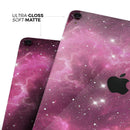 Glowing Pink Nebula - Full Body Skin Decal for the Apple iPad Pro 12.9", 11", 10.5", 9.7", Air or Mini (All Models Available)