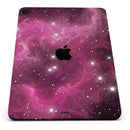 Glowing Pink Nebula - Full Body Skin Decal for the Apple iPad Pro 12.9", 11", 10.5", 9.7", Air or Mini (All Models Available)