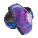 Glowing Pink and Blue CloudSwirl - Decal Skin Wrap Kit for the Disney Magic Band