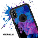 Glowing Pink and Blue CloudSwirl - Skin Kit for the iPhone OtterBox Cases