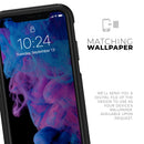 Glowing Pink and Blue CloudSwirl - Skin Kit for the iPhone OtterBox Cases