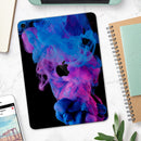 Glowing Pink and Blue CloudSwirl - Full Body Skin Decal for the Apple iPad Pro 12.9", 11", 10.5", 9.7", Air or Mini (All Models Available)