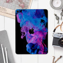 Glowing Pink and Blue CloudSwirl - Full Body Skin Decal for the Apple iPad Pro 12.9", 11", 10.5", 9.7", Air or Mini (All Models Available)