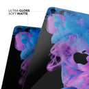 Glowing Pink and Blue CloudSwirl - Full Body Skin Decal for the Apple iPad Pro 12.9", 11", 10.5", 9.7", Air or Mini (All Models Available)