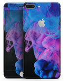 Glowing Pink and Blue CloudSwirl - Skin-kit for the iPhone 8 or 8 Plus