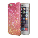 Glowing Pink and Gold Orbs of Light iPhone 6/6s or 6/6s Plus 2-Piece Hybrid INK-Fuzed Case
