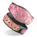 Glowing Pink and Gold Orbs of Light - Decal Skin Wrap Kit for the Disney Magic Band
