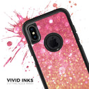 Glowing Pink and Gold Orbs of Light - Skin Kit for the iPhone OtterBox Cases