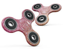 Glowing Pink and Gold Orbs of Light Full-Body Fidget Spinner Skin-Kit