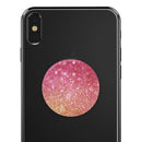 Glowing Pink and Gold Orbs of Light - Skin Kit for PopSockets and other Smartphone Extendable Grips & Stands
