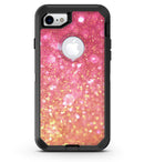 Glowing Pink and Gold Orbs of Light - iPhone 7 or 8 OtterBox Case & Skin Kits
