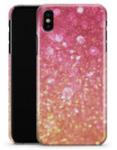 Glowing Pink and Gold Orbs of Light - iPhone X Clipit Case