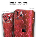 Glowing Red Orbs of Light  - Protective Skin Wrap & Decal – Compatible with iPhone SE to iPhone 17 Pro Max (All Models)