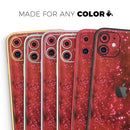 Glowing Red Orbs of Light  - Protective Skin Wrap & Decal – Compatible with iPhone SE to iPhone 17 Pro Max (All Models)