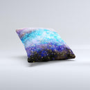 Glowing Space Texture Ink-Fuzed Decorative Throw Pillow