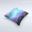 Glowing Space Texture Ink-Fuzed Decorative Throw Pillow